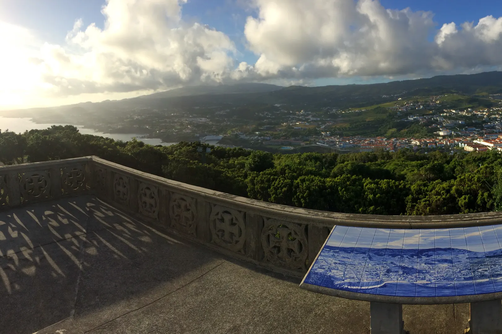 Angra do Heroísmo and the Monte Brasil peninsula on Terceira